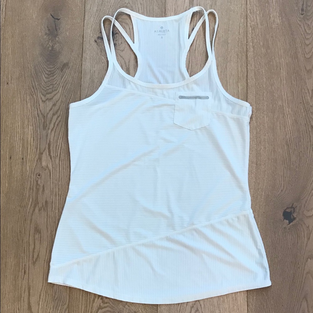 💕Athleta white tank💕